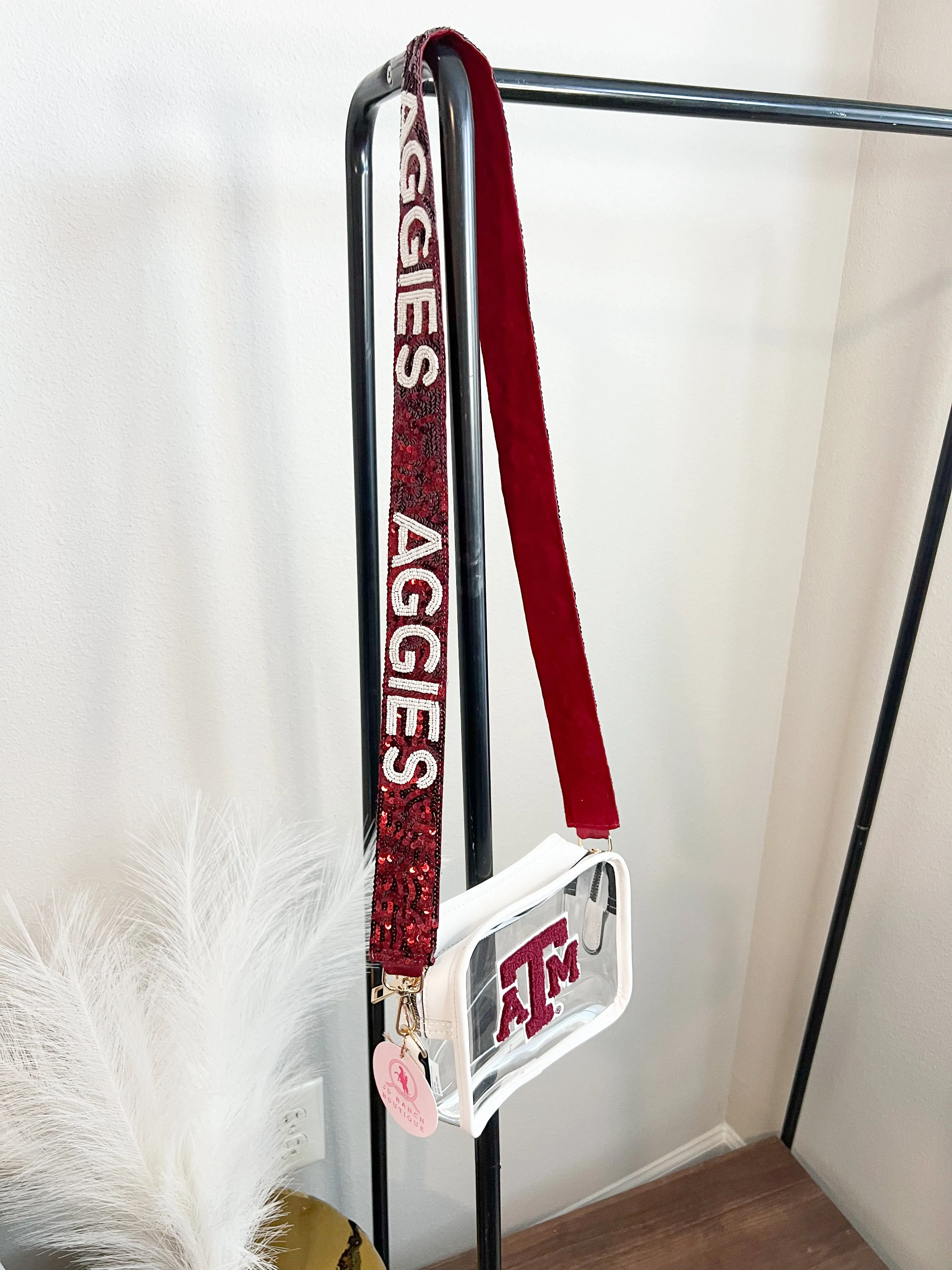 A&M Sequin Bag Strap