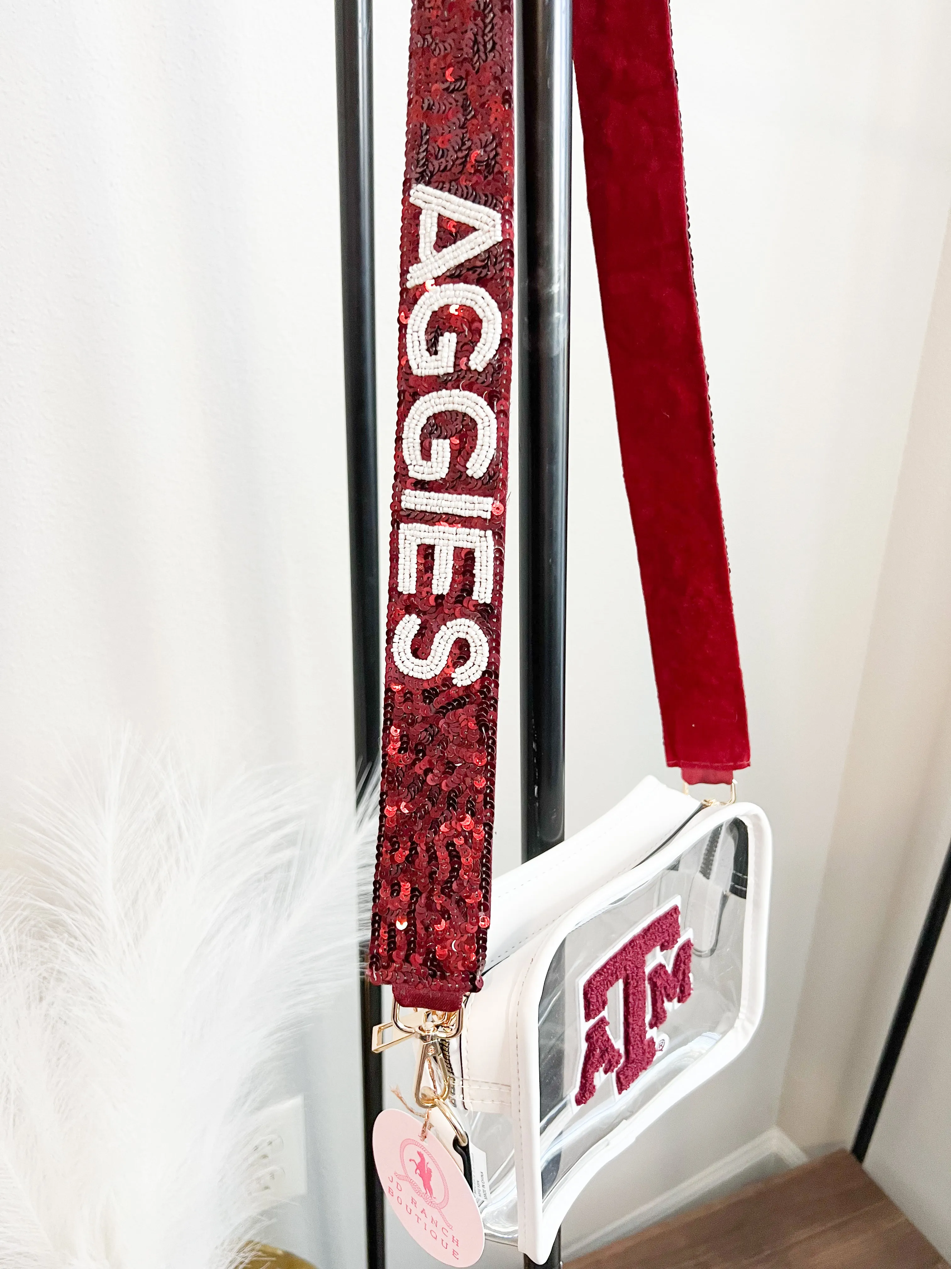 A&M Sequin Bag Strap