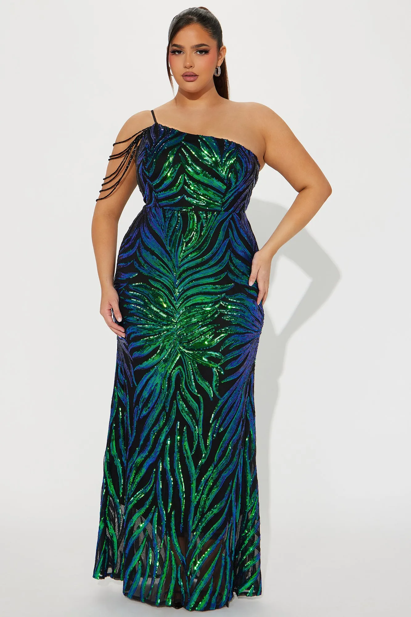 Adaline Sequin Gown - Multi Color