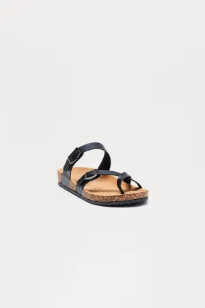 Aldrin Buckle Sandals - Black