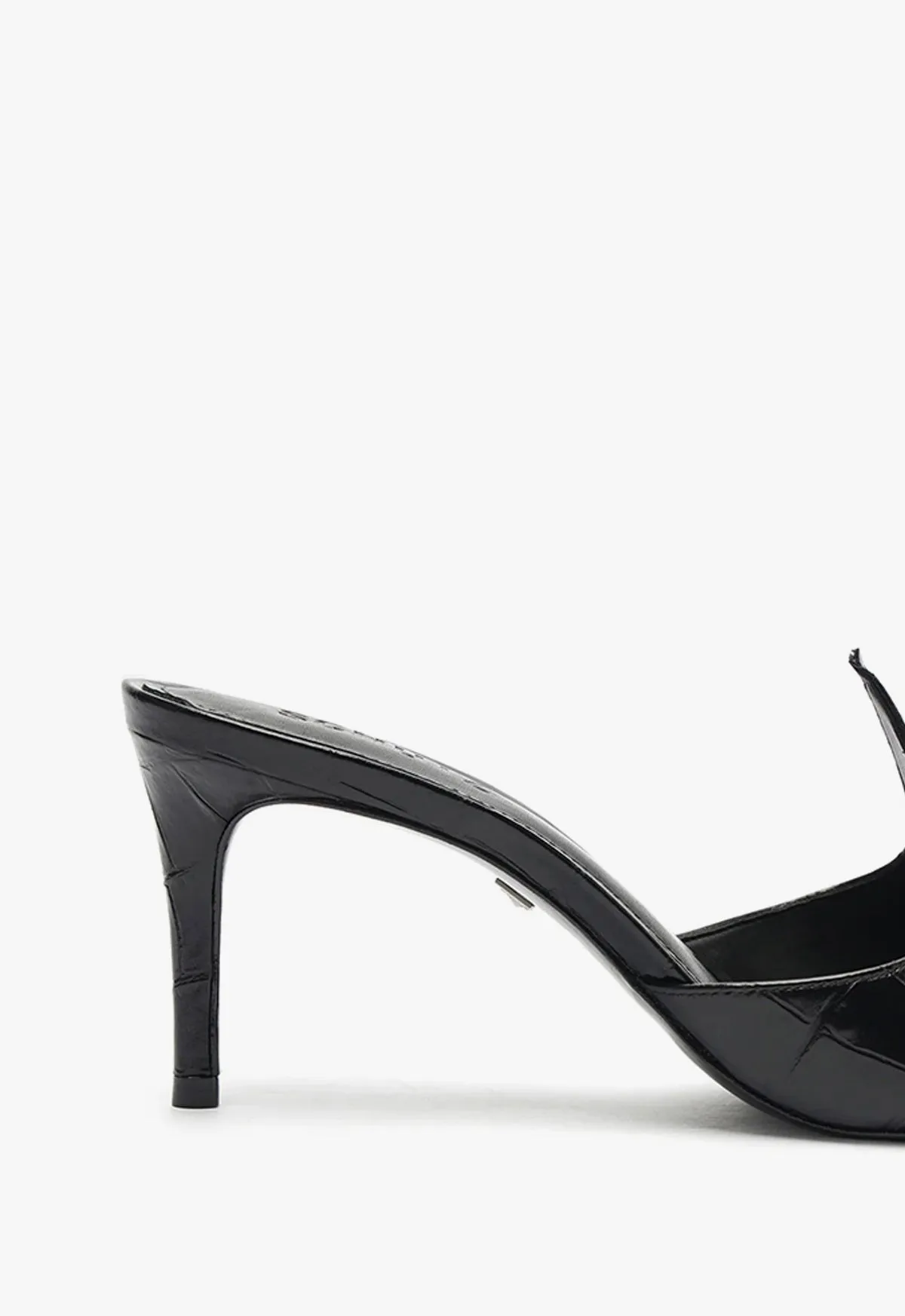 Carlie Mule Patent Leather Sandal