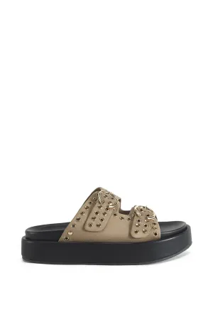CARRINGTON-BROWN WESTERN STUDDED SANDAL