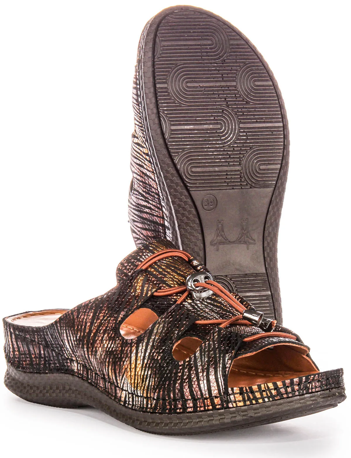 Justinreess England Kinsley In Black Gold For Women