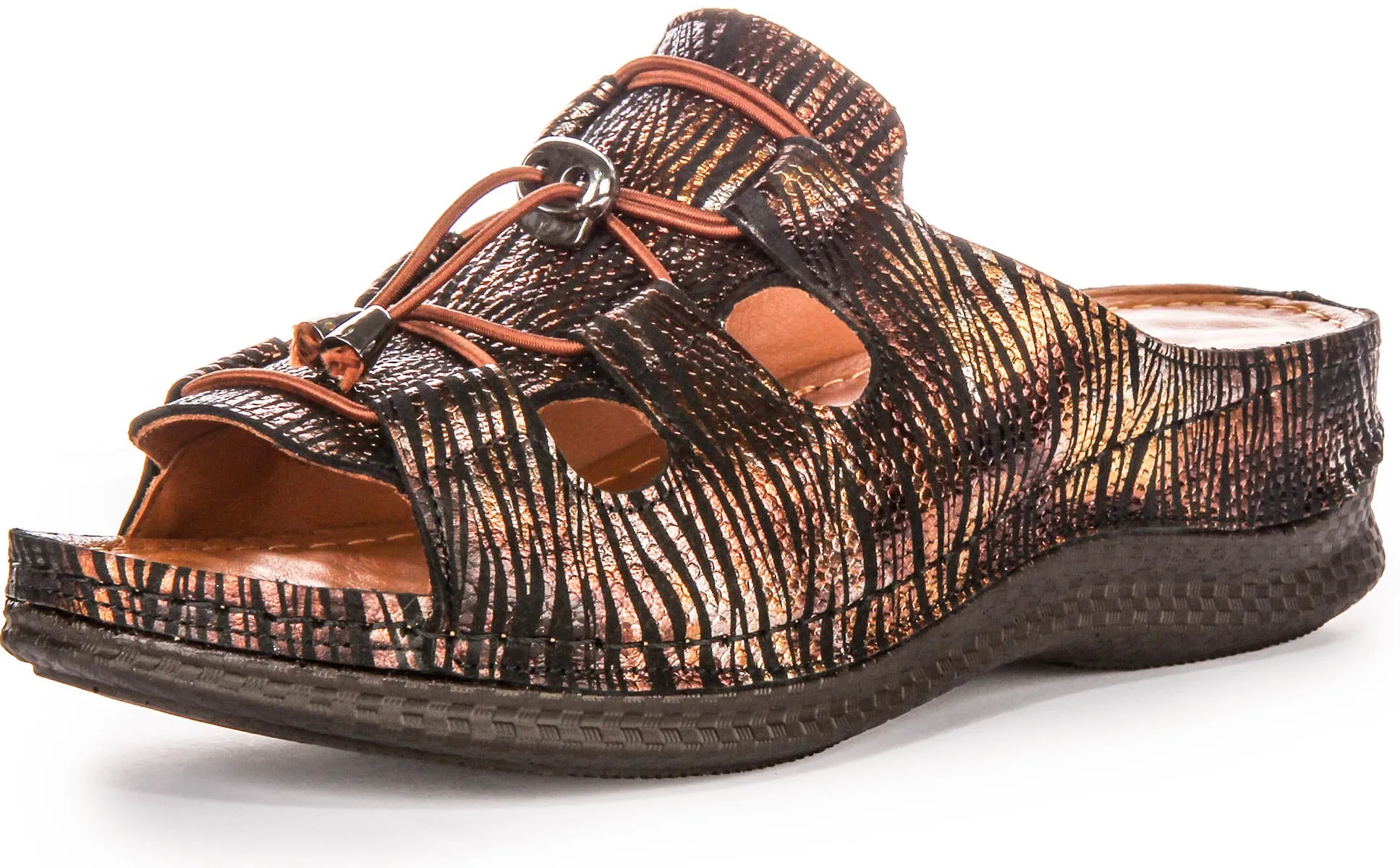 Justinreess England Kinsley In Black Gold For Women