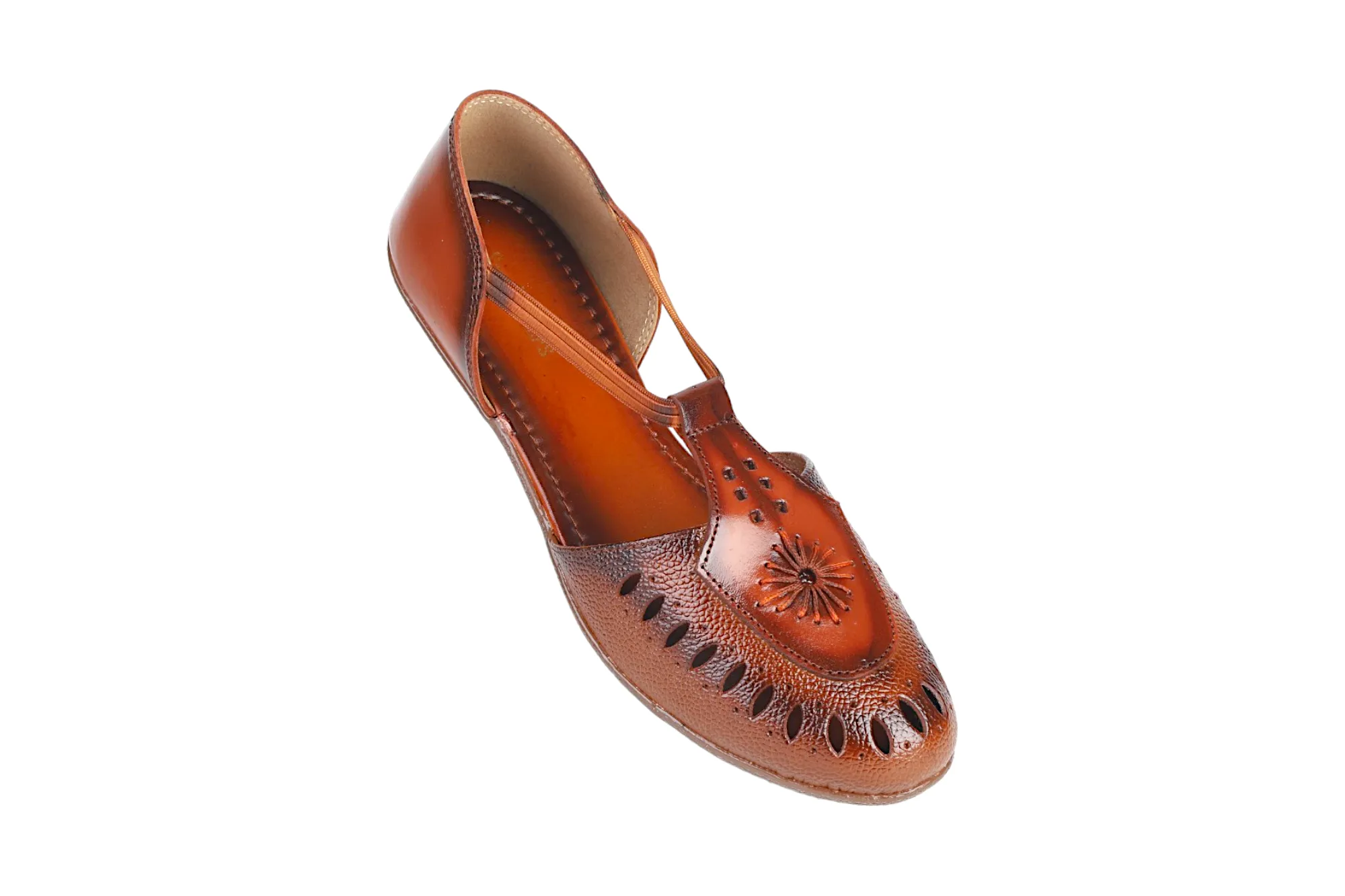 LADIES FLAT LEATHER SANDAL 996064