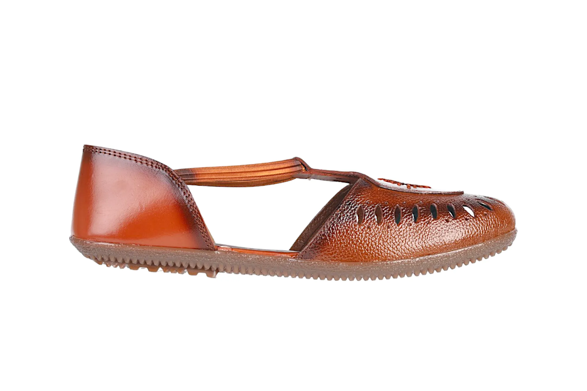 LADIES FLAT LEATHER SANDAL 996064