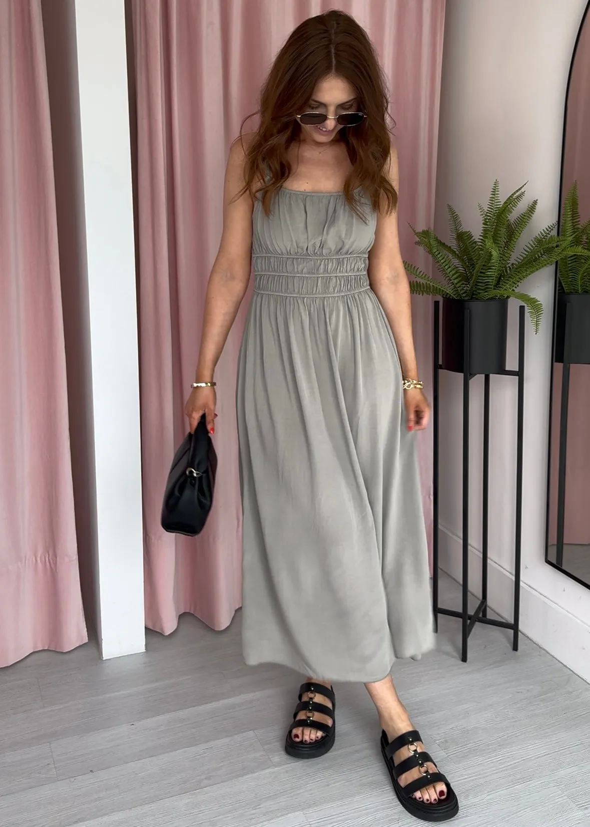 Lulu Dress - Taupe