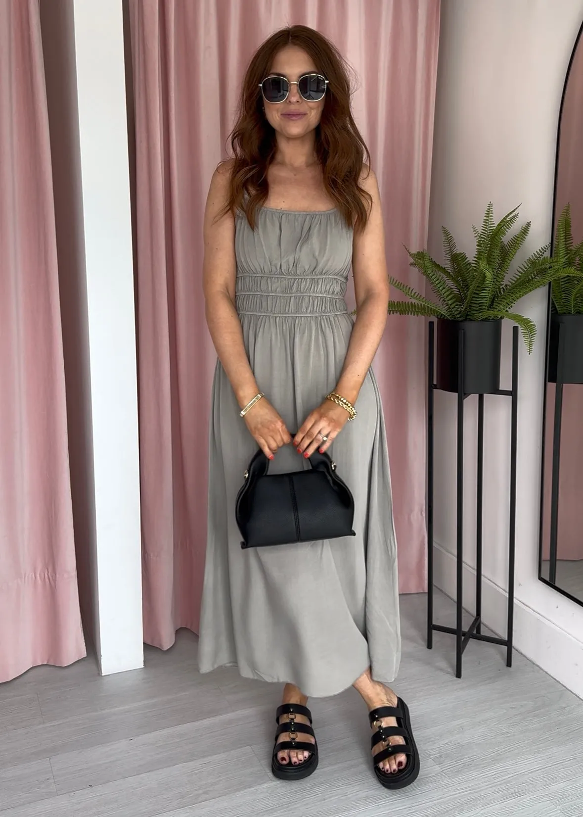 Lulu Dress - Taupe