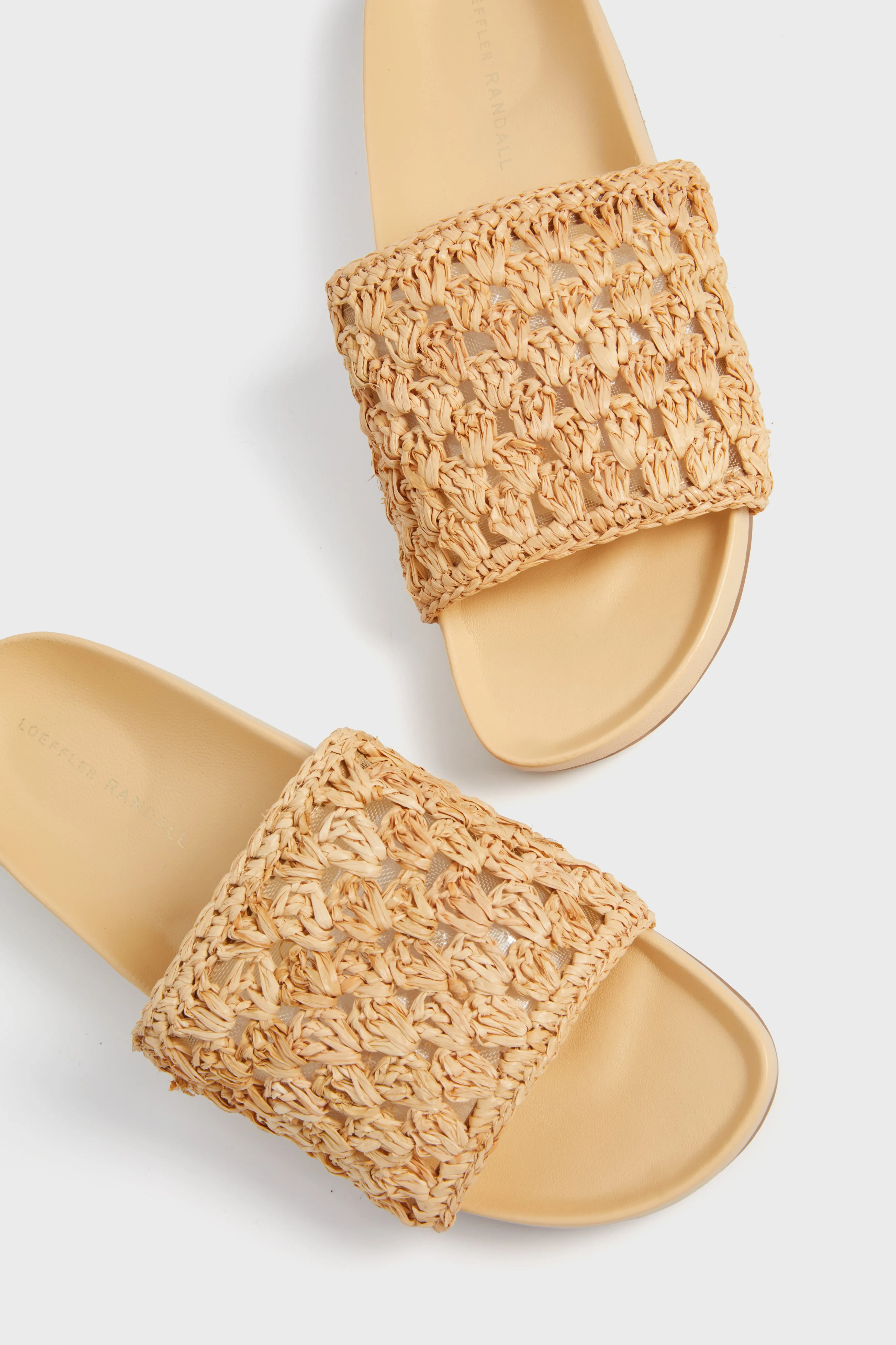 Natural Raffia Henri Sandals