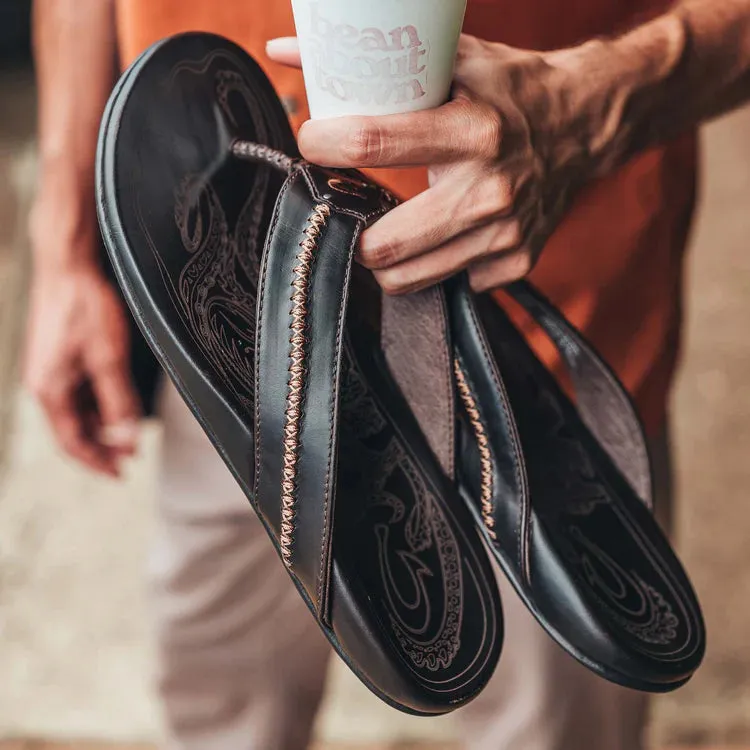 Olukia Men's Leather Sandals Mea Ola
