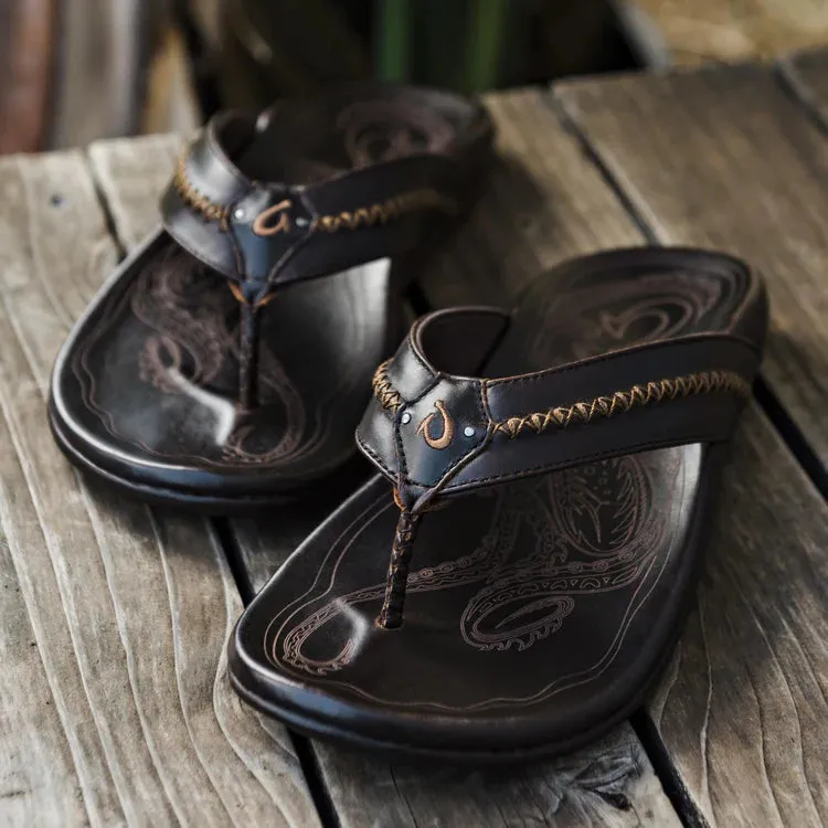 Olukia Men's Leather Sandals Mea Ola