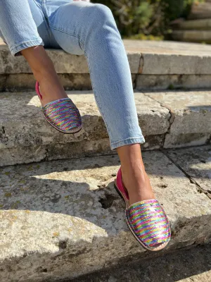 Rainbow Sequin Avarcas