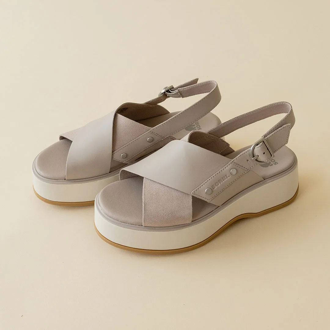 Sorel Dayspring Crisscross Sandal-Crushed Clay/Chalk