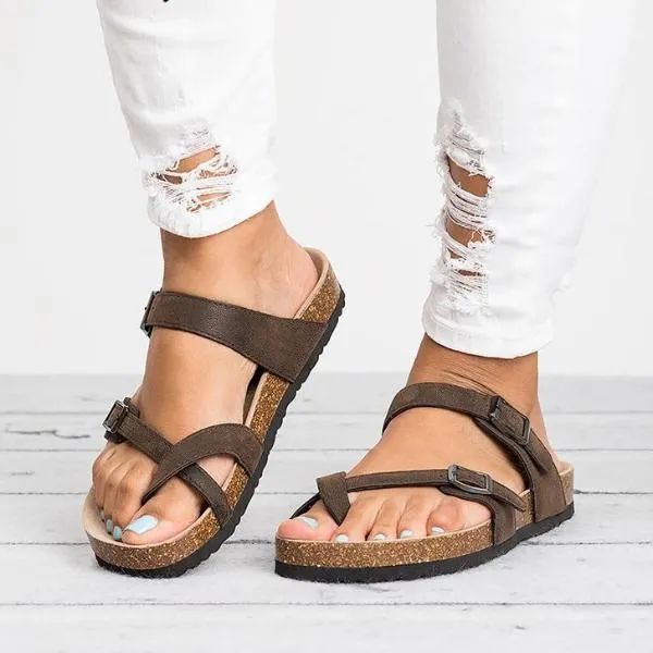 Summer 2019 Casual Buckle Sandals