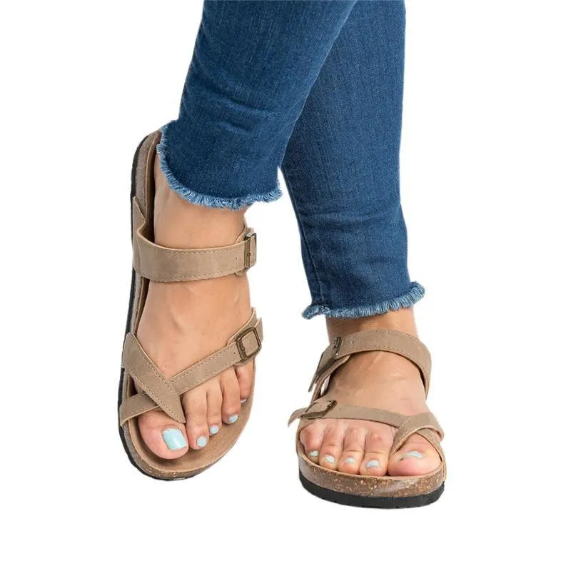Summer 2019 Casual Buckle Sandals