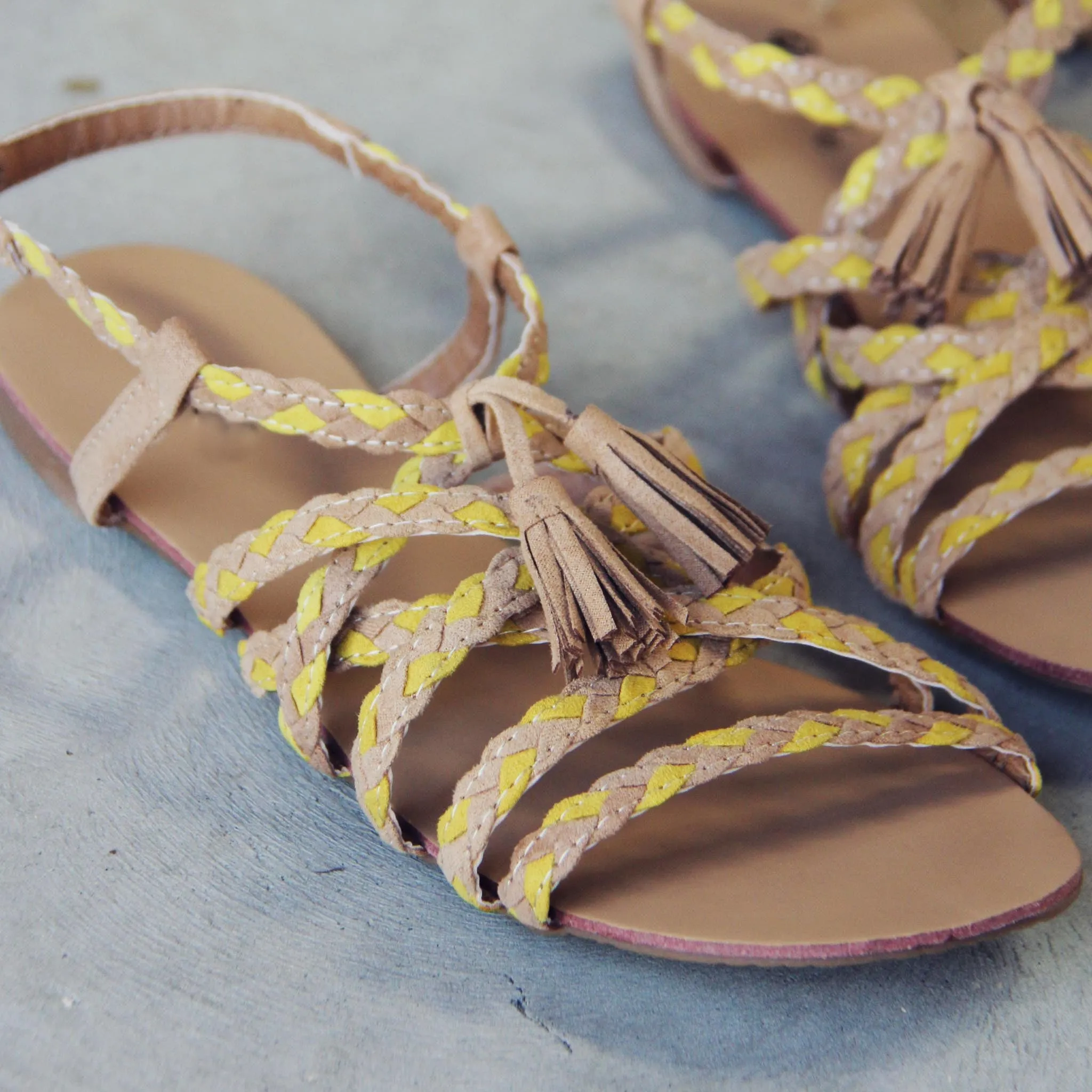 Sunstone Braided Sandals