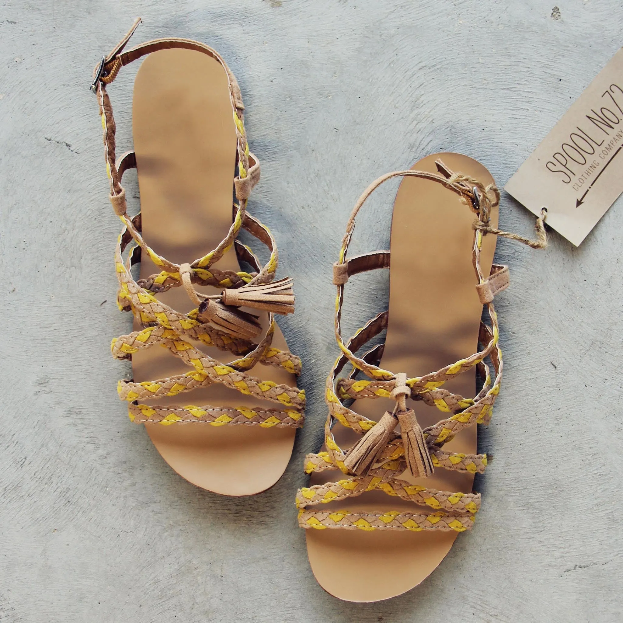 Sunstone Braided Sandals