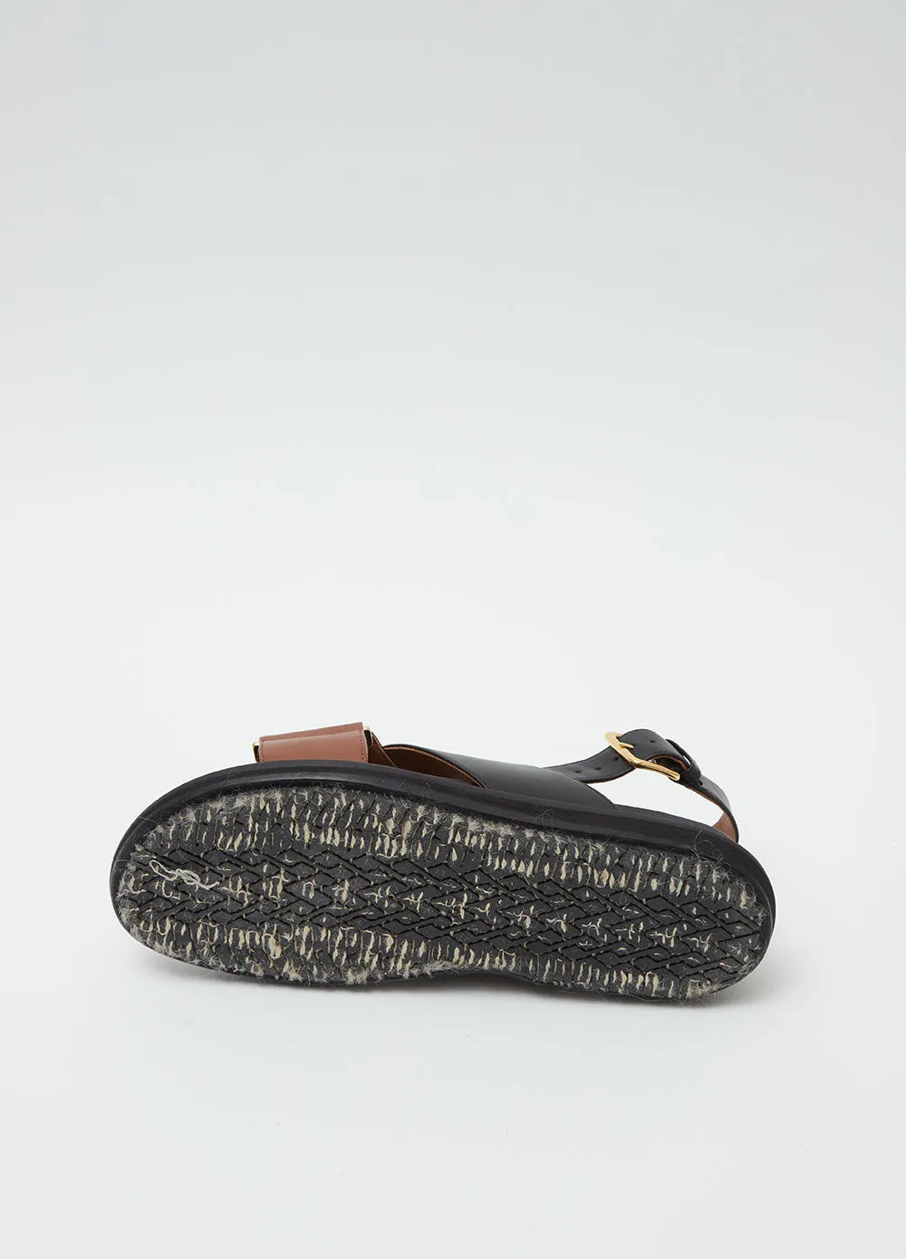 Two-tone Fussbett Sandals