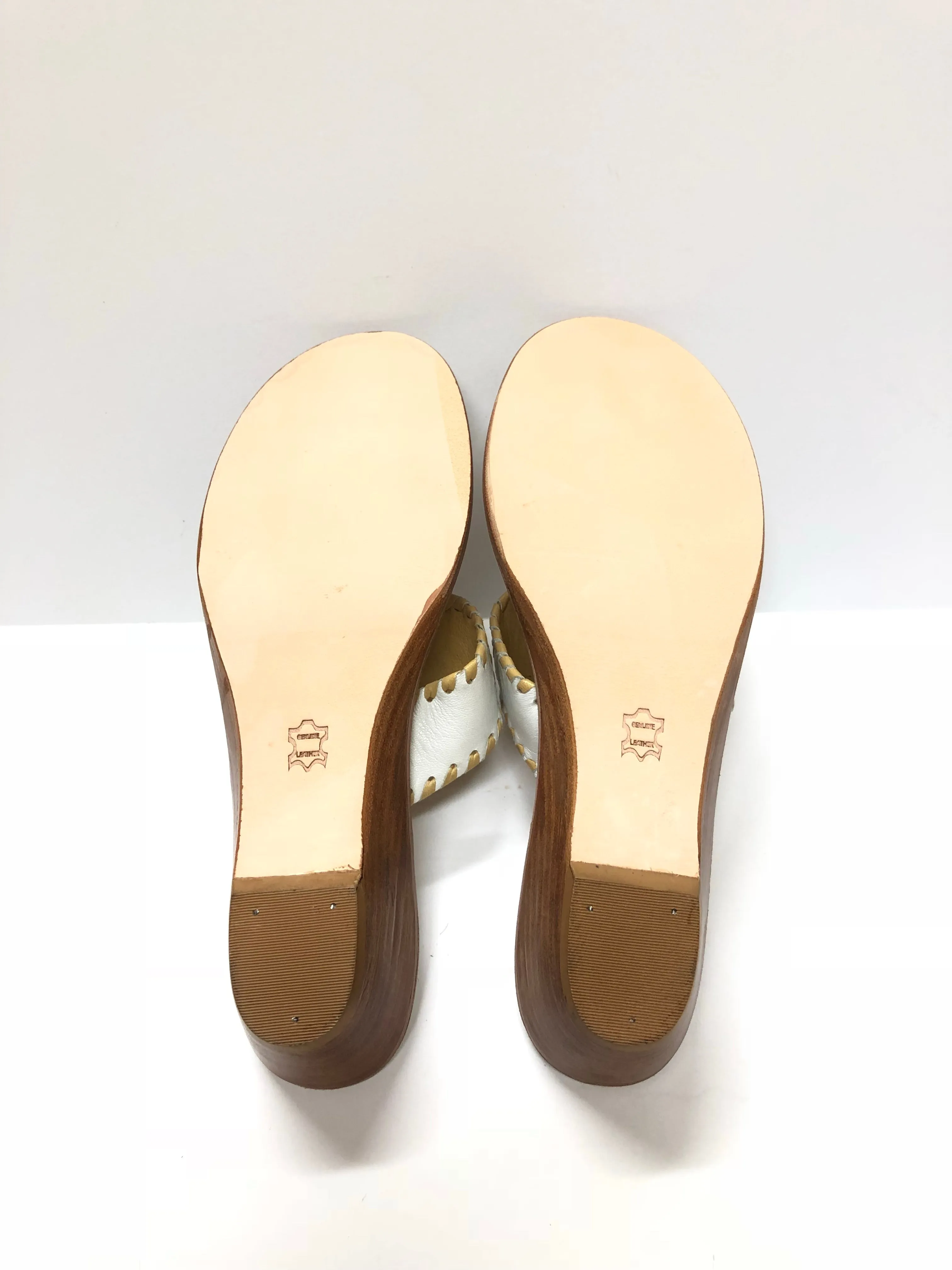 VVM SANDALS PALM BEACH NAVAJO MID WEDGE TWO TONE