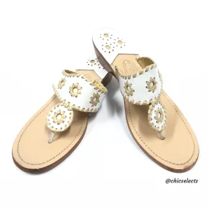 VVM SANDALS PALM BEACH NAVAJO MID WEDGE TWO TONE