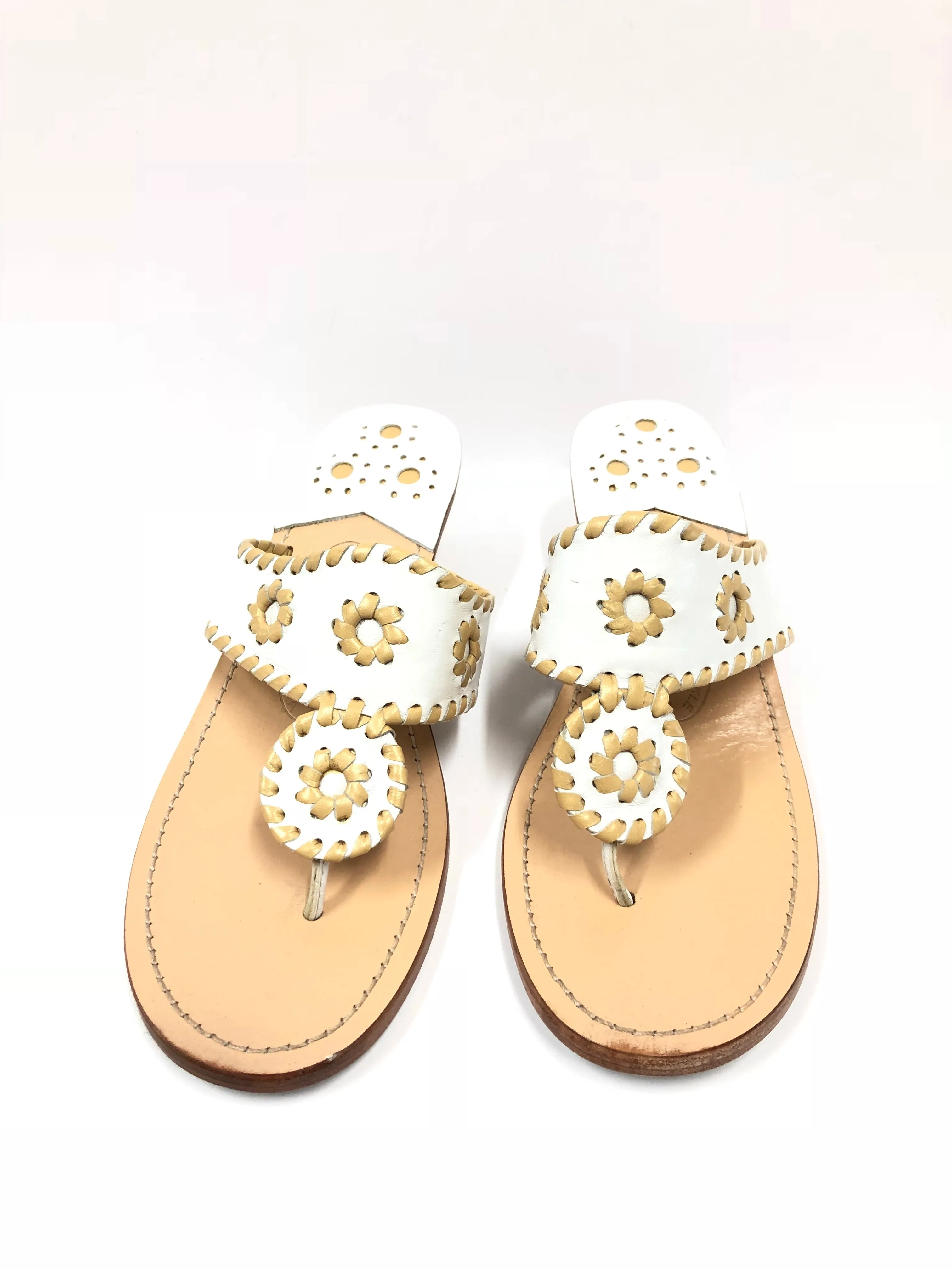 VVM SANDALS PALM BEACH NAVAJO MID WEDGE TWO TONE