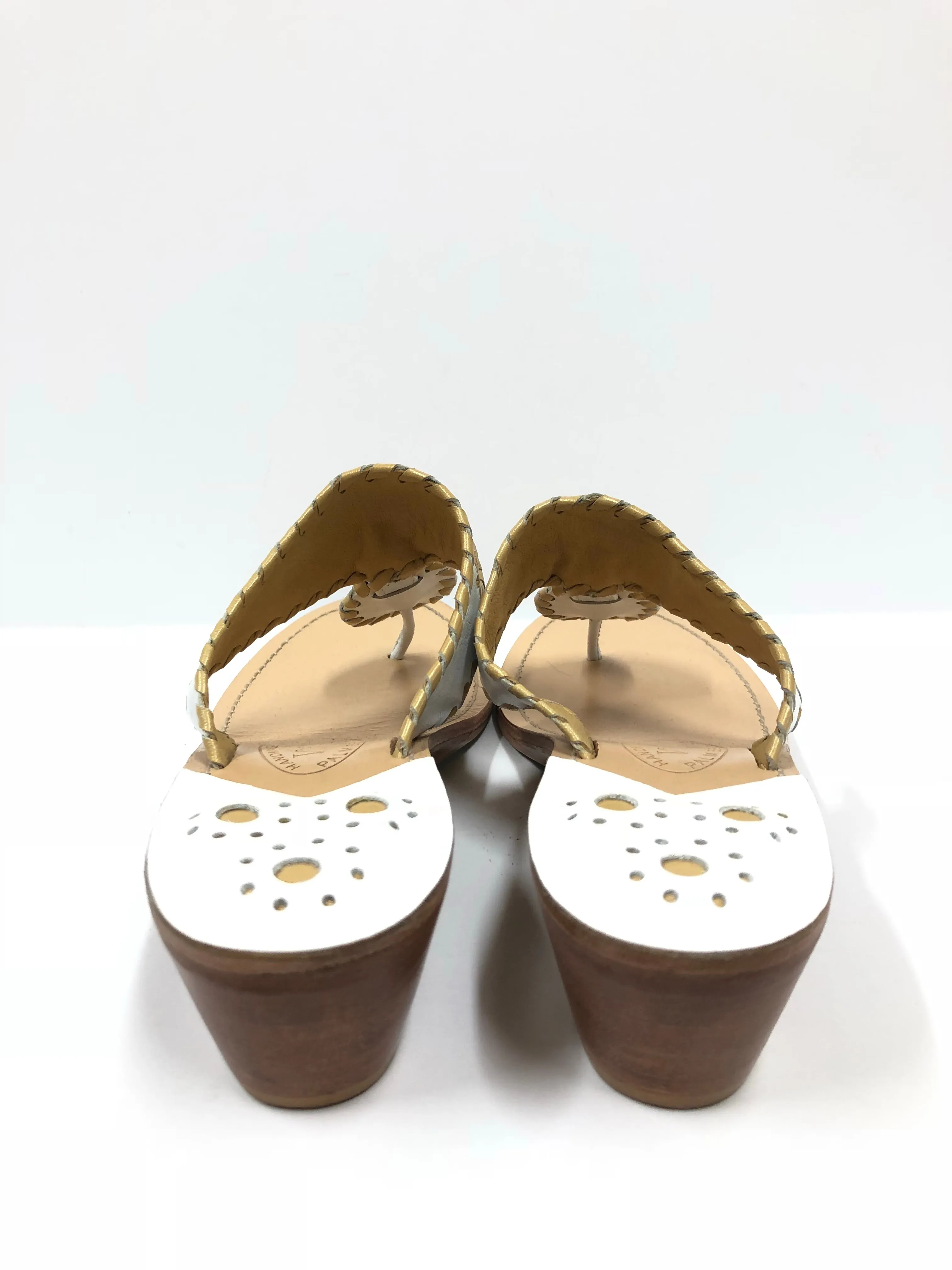 VVM SANDALS PALM BEACH NAVAJO MID WEDGE TWO TONE