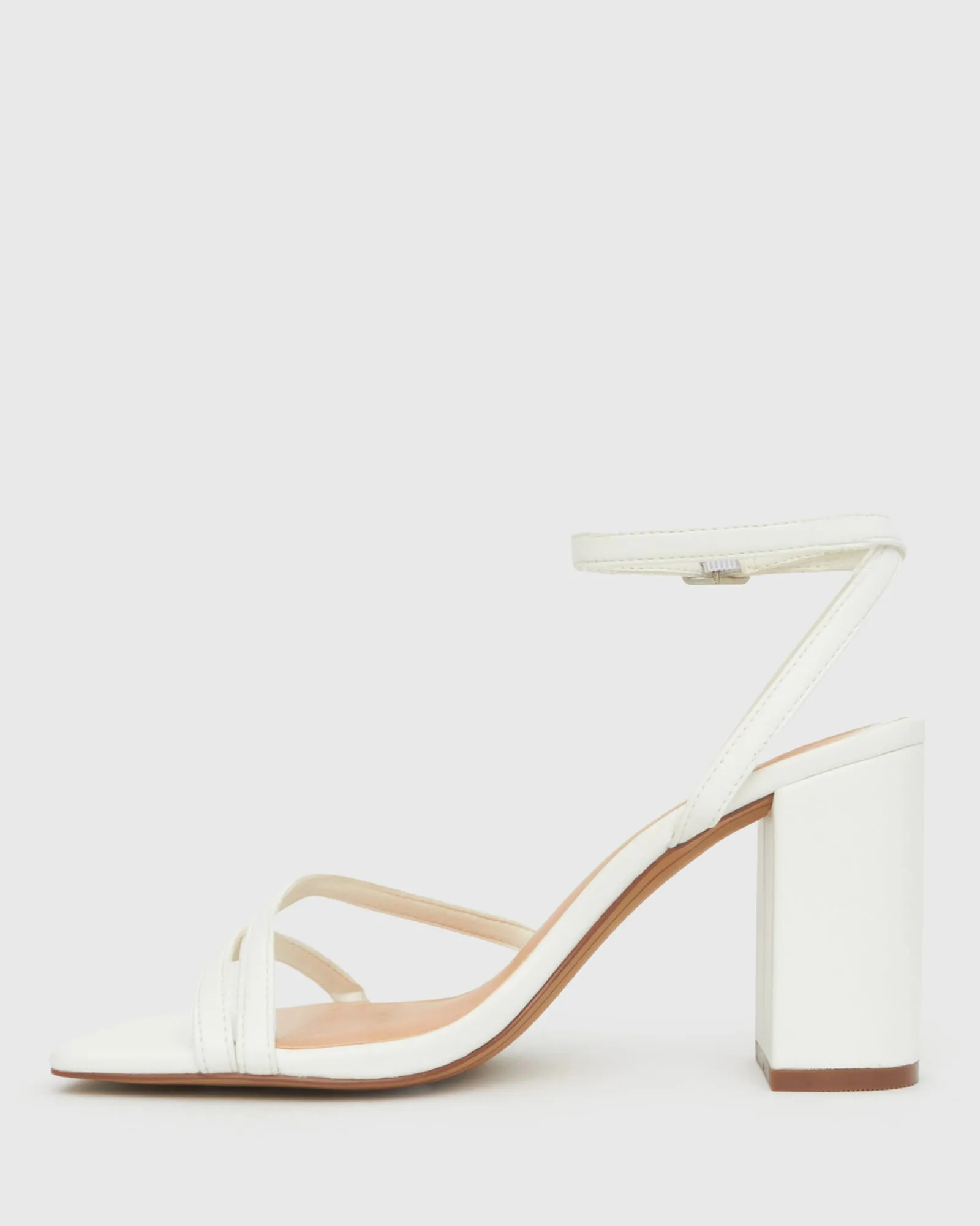 ZELDA Square Toe Heeled Sandals